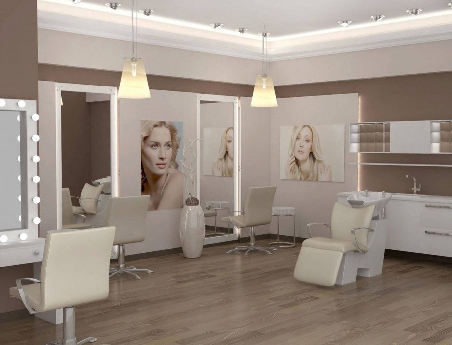 Салон красоты в стиле Урбан Джангл