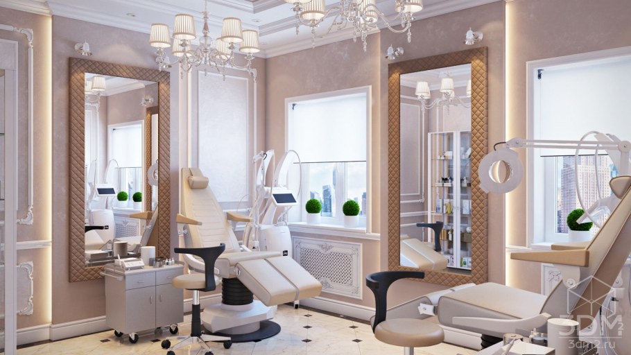 Дизайн парикмахерских салонов