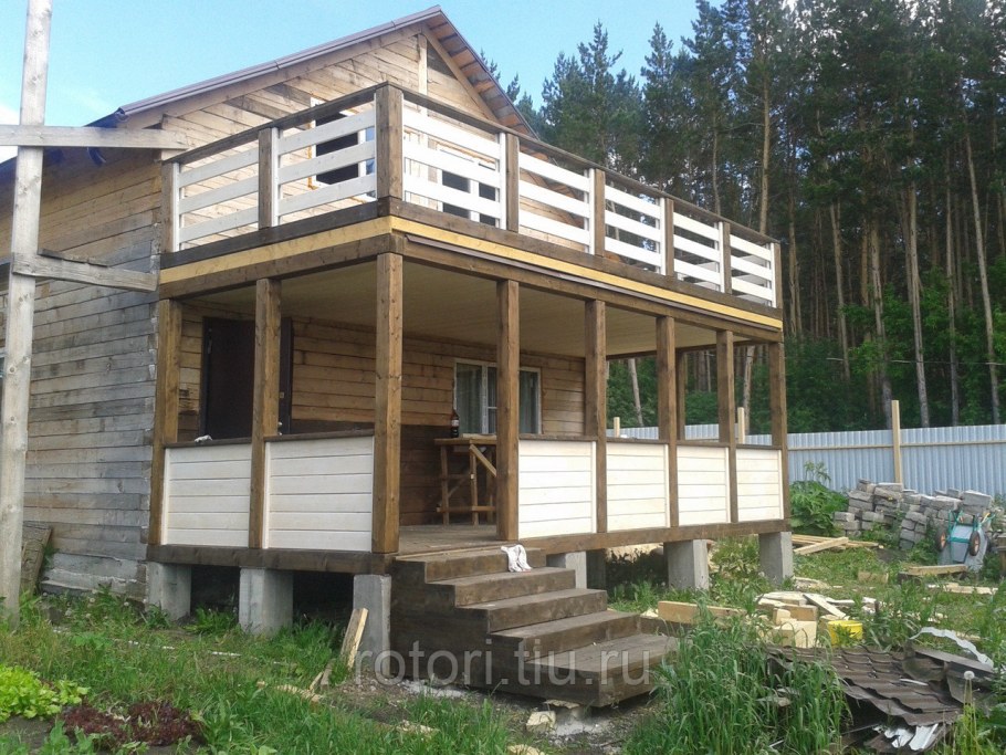 Открытая терраса к дому