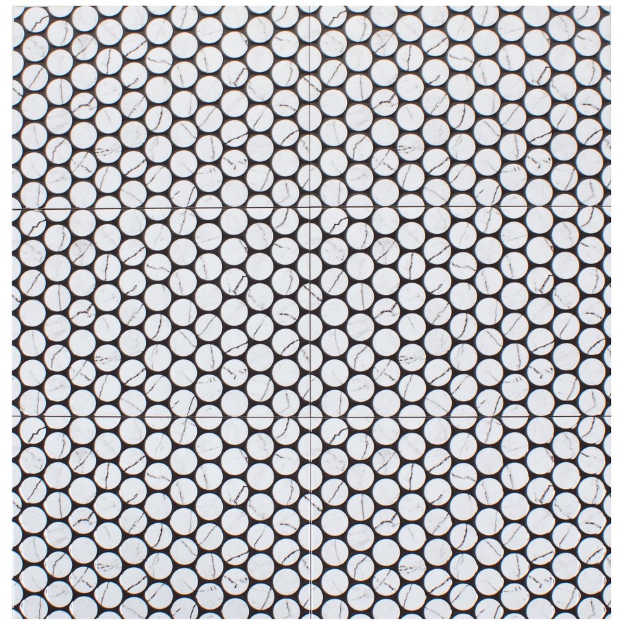 Плитка наcтенная «Помпеи 7» 27.5х40 см 1.65 м2 цвет белый