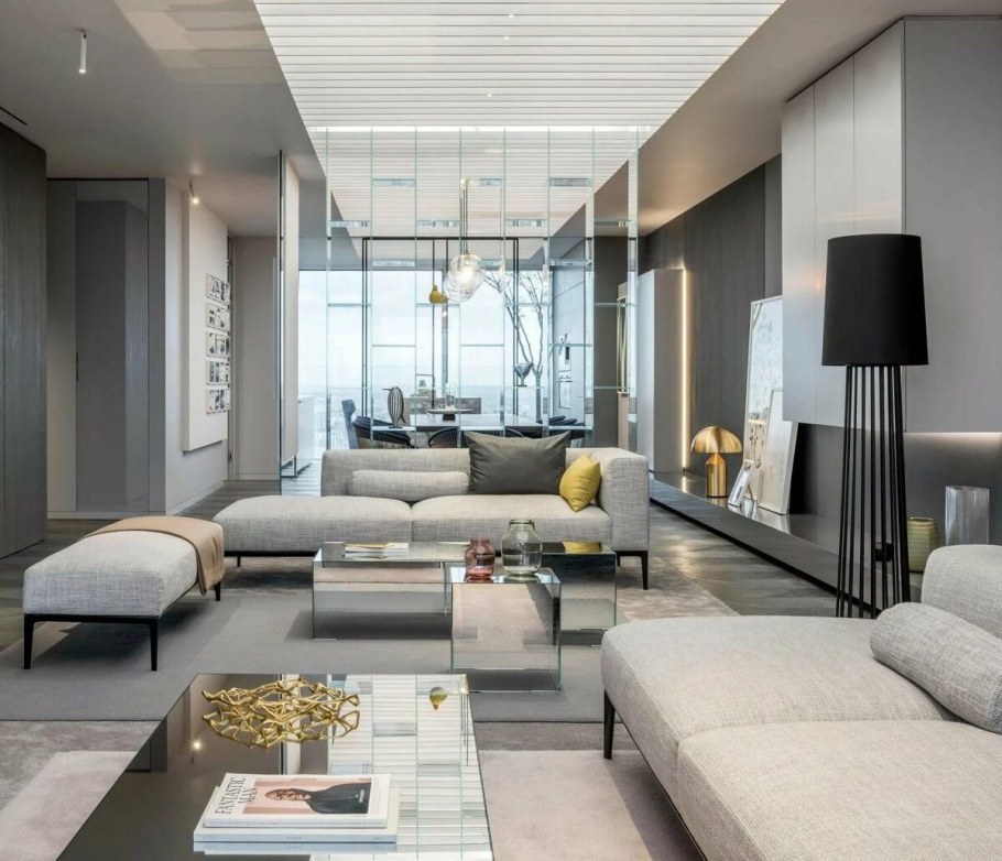 Современный интерьер гостиной