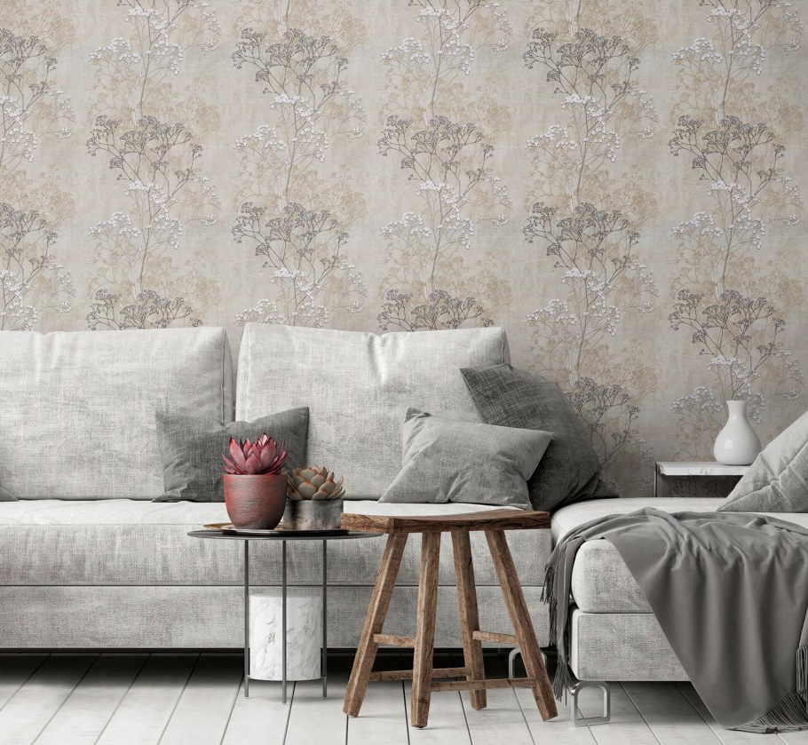 Роспись стен в интерьере кухни