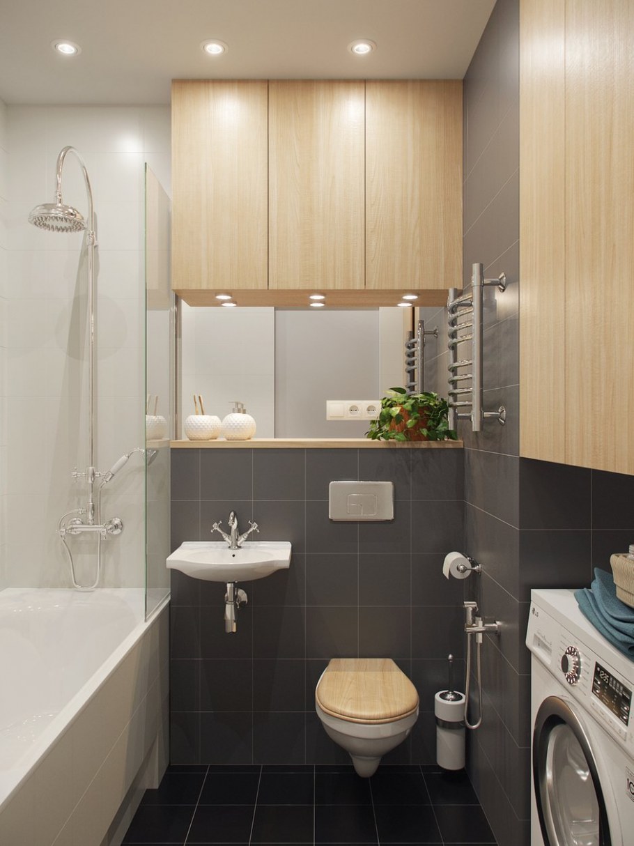 Интерьер совмещенного санузла