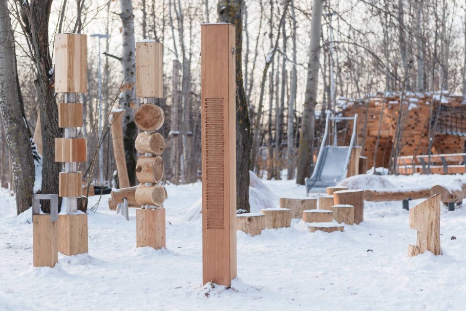 Бревно для детской площадки