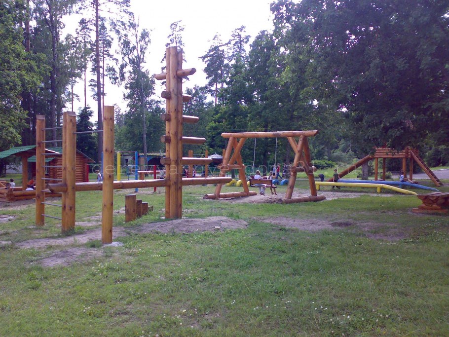 Малые архитектурные формы для детских площадок из дерева