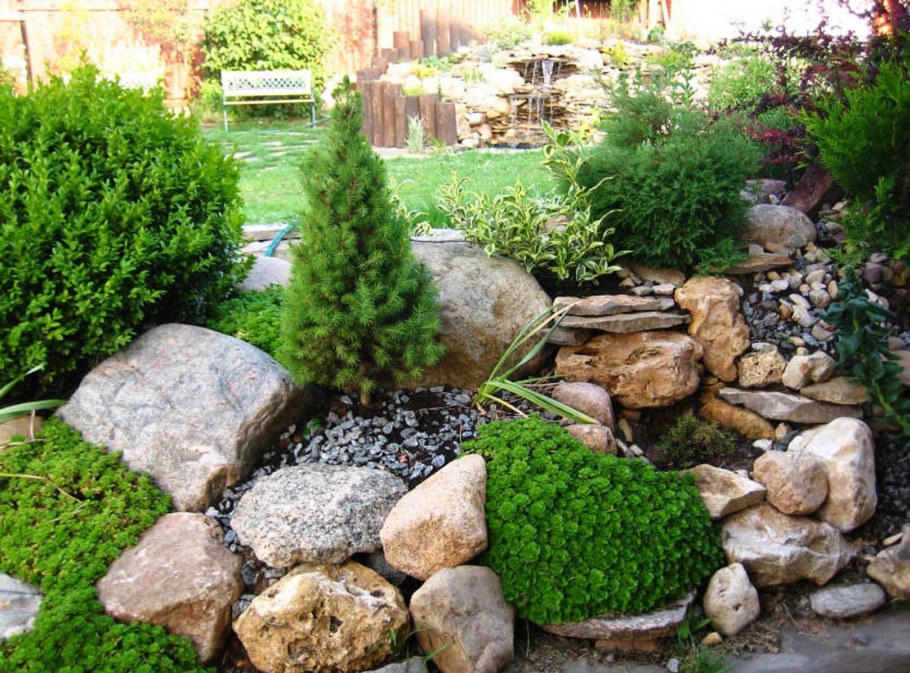 Рокарий в ландшафтном