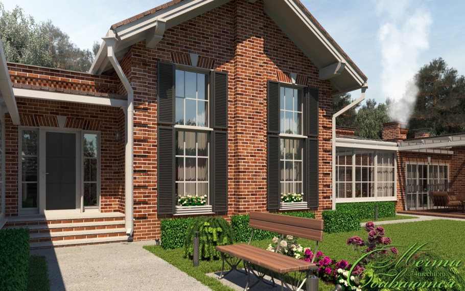 Проект дом в английском стиле Конюков