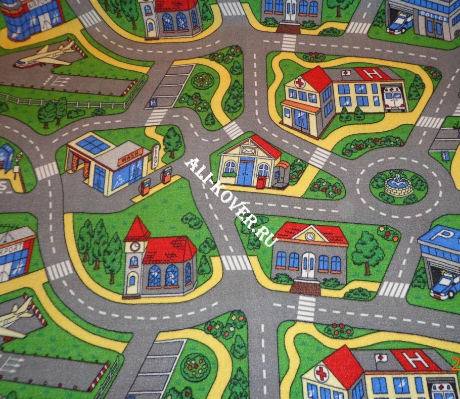 Ковер лиловый