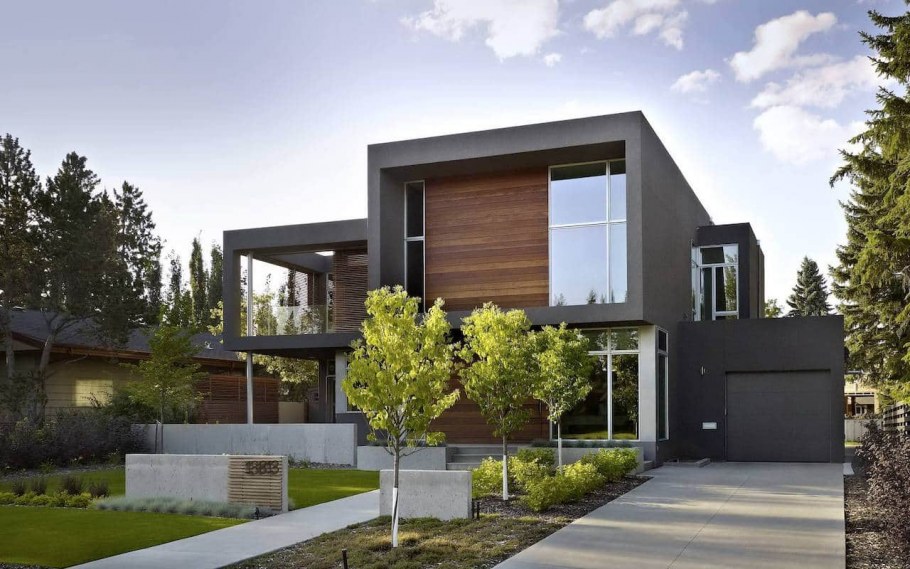 Эко-брутализм экстерьер