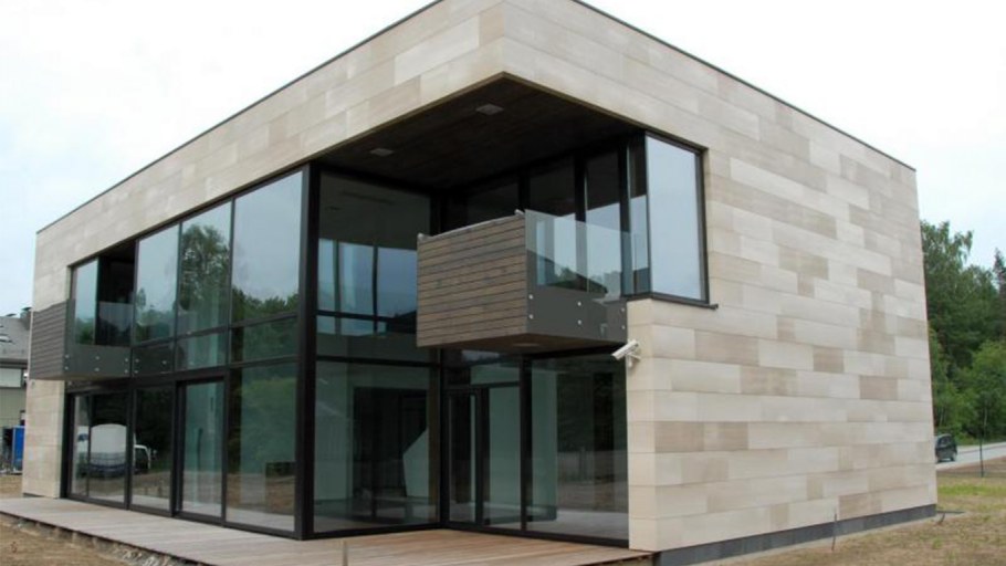 Модерн планкен фасад