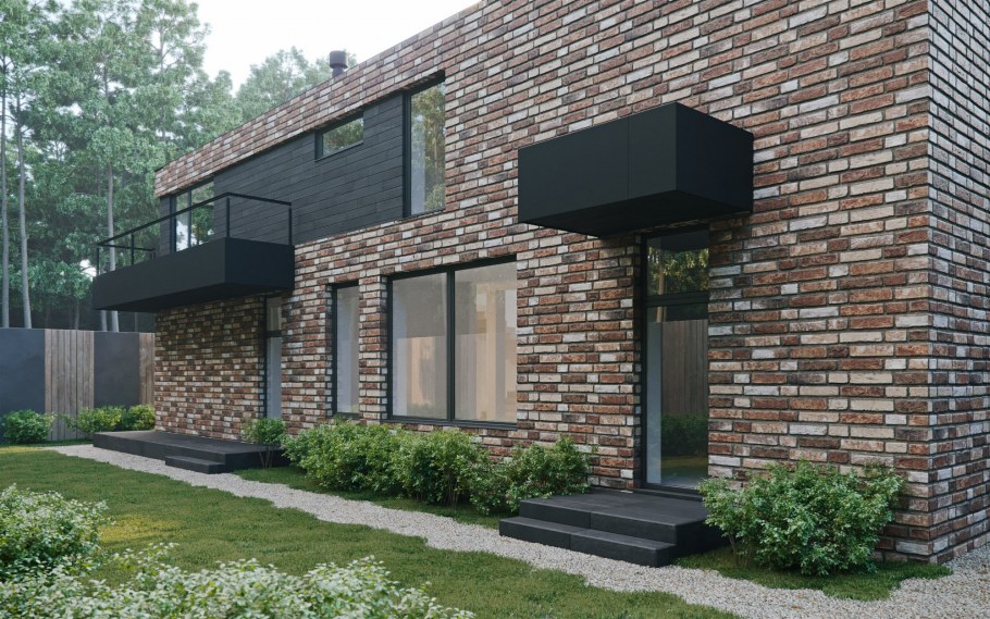 Каменный фасад Райт