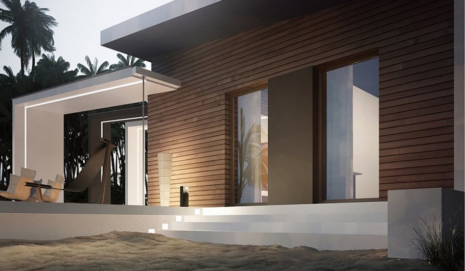 Дагестанский камень для фасада хайтек