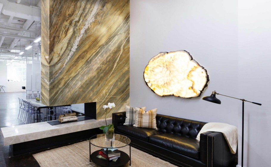 Каменный шпон мрамор Оникс