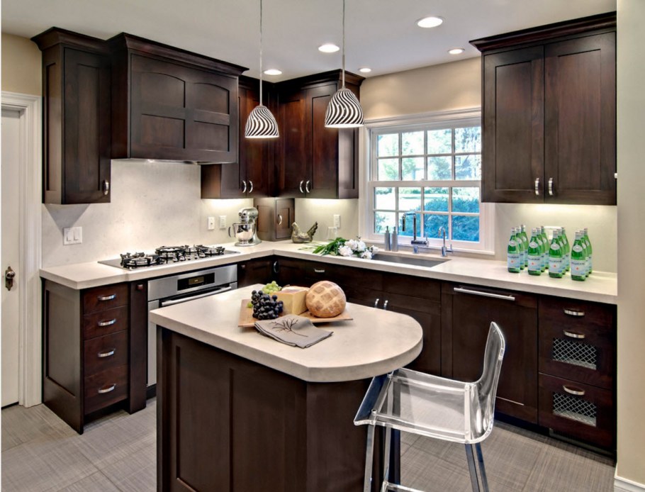 Кухонный гарнитур с островом