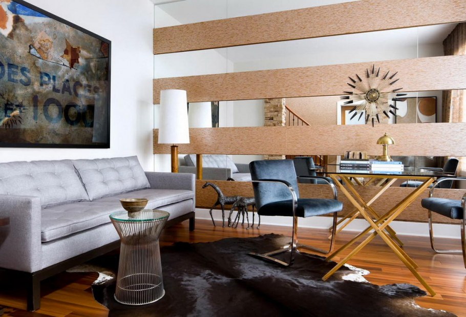 Декорирование стен в гостиной