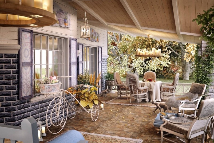 Патио веранда Прованс