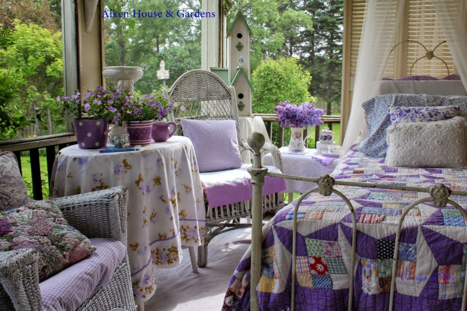 Патио и сад в Прованс стиле