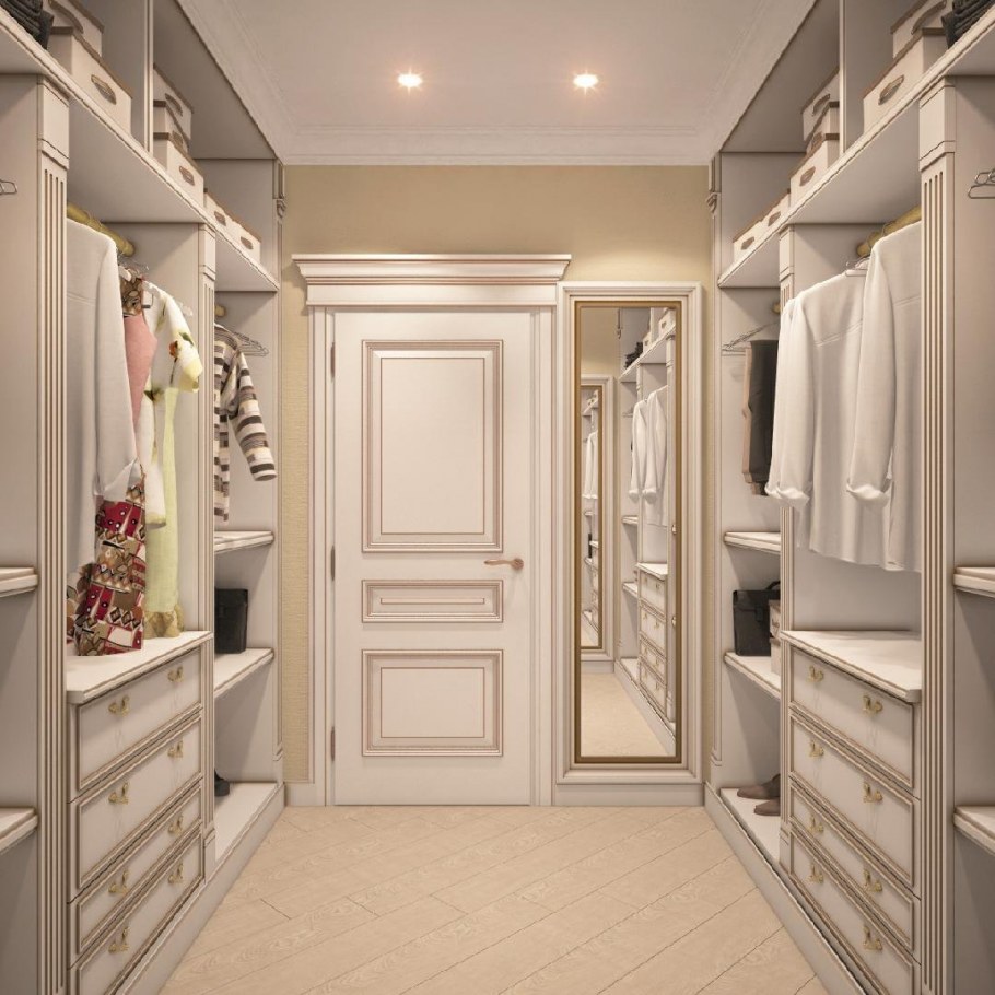 Гардеробная комната в стиле Прованс