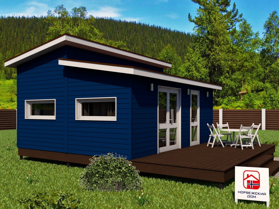 Норвежский дом 33 кв м