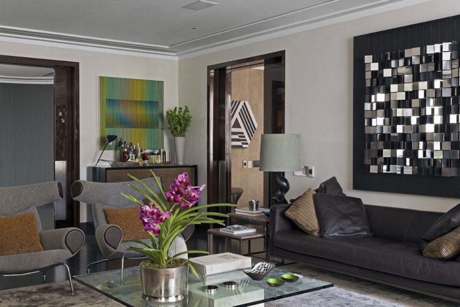 Серо оливковый цвет в интерьере