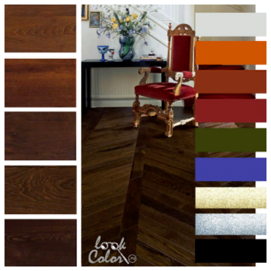 Цветовые сочетания с деревом