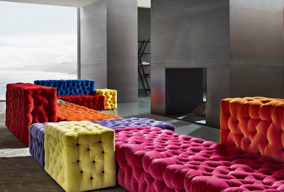 Современная гостиная лофт