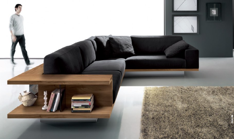 Белый угловой диван