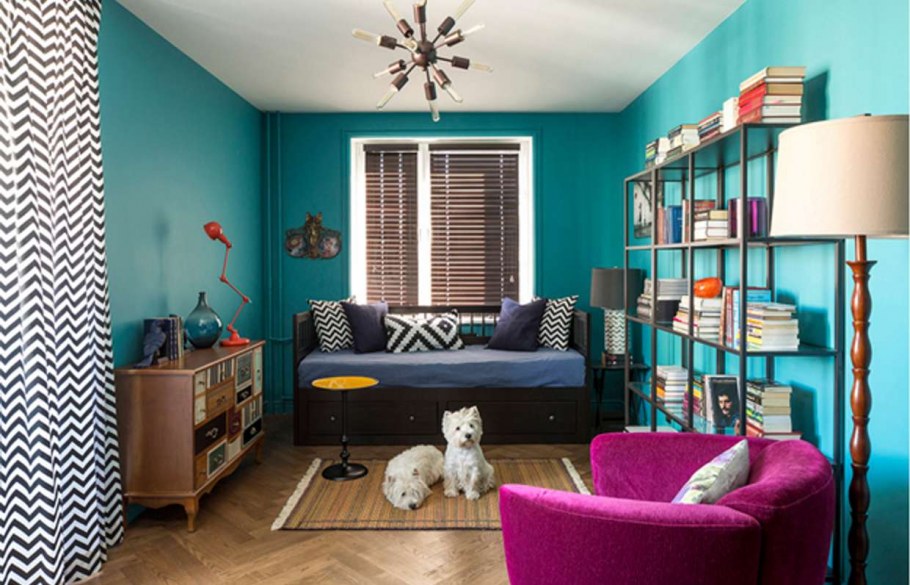 Цвет стен в маленькой комнате