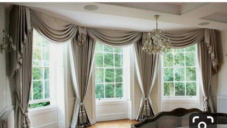 Ажурные шторы в зал