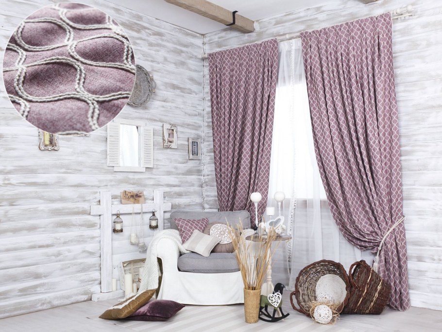 Фисташковые шторы