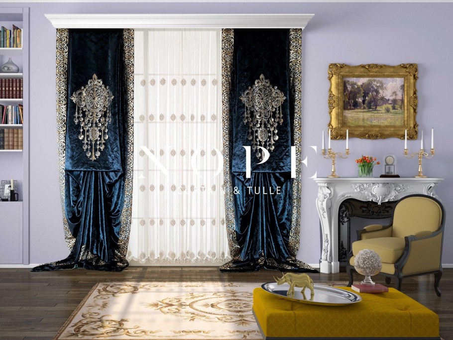 Серые шторы