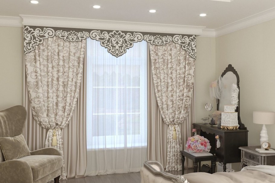 Фигурные ламбрекены