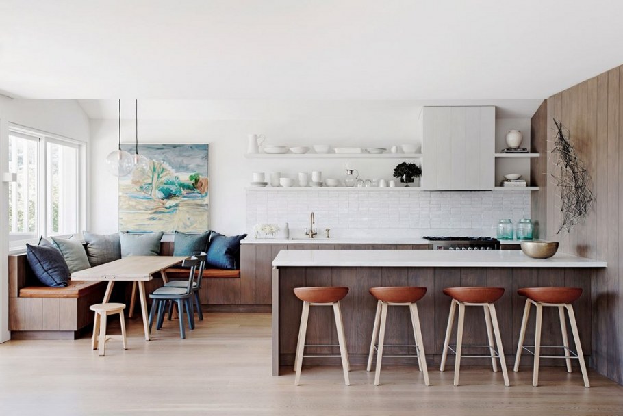 Кухни без верхних навесных шкафов