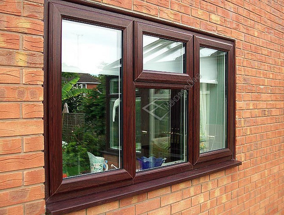 Алюминиевый оконный блок балконный