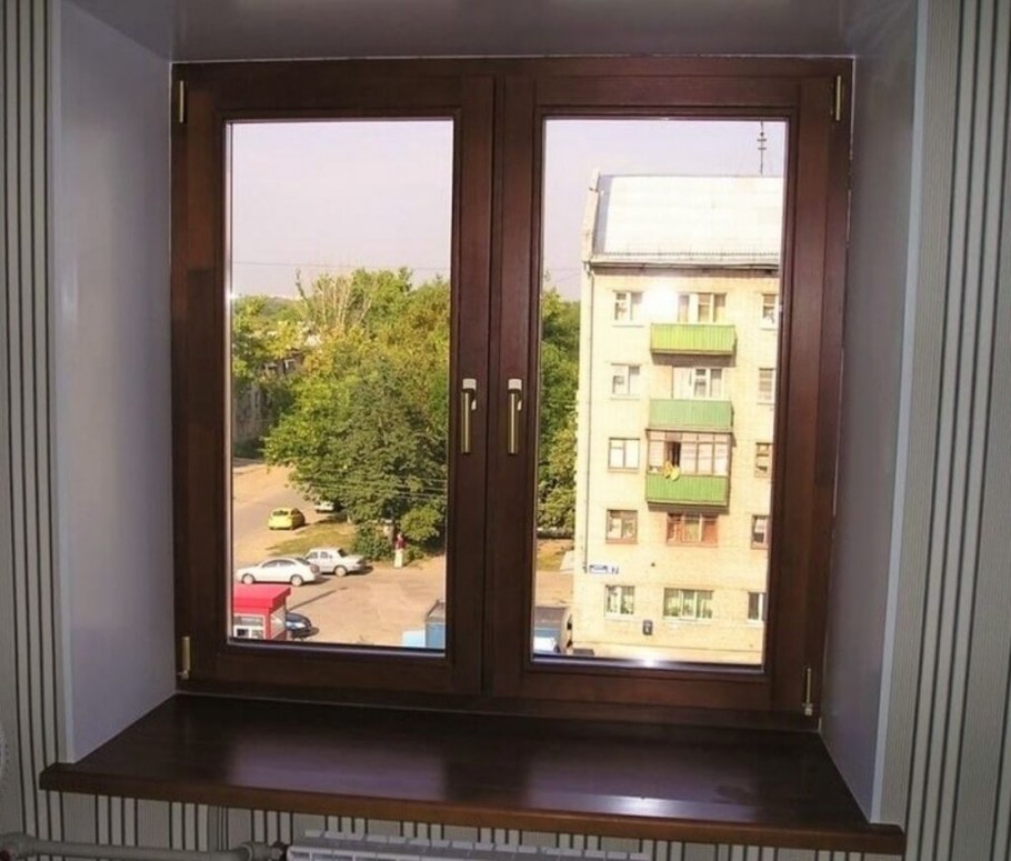 Рехау окна деревянные