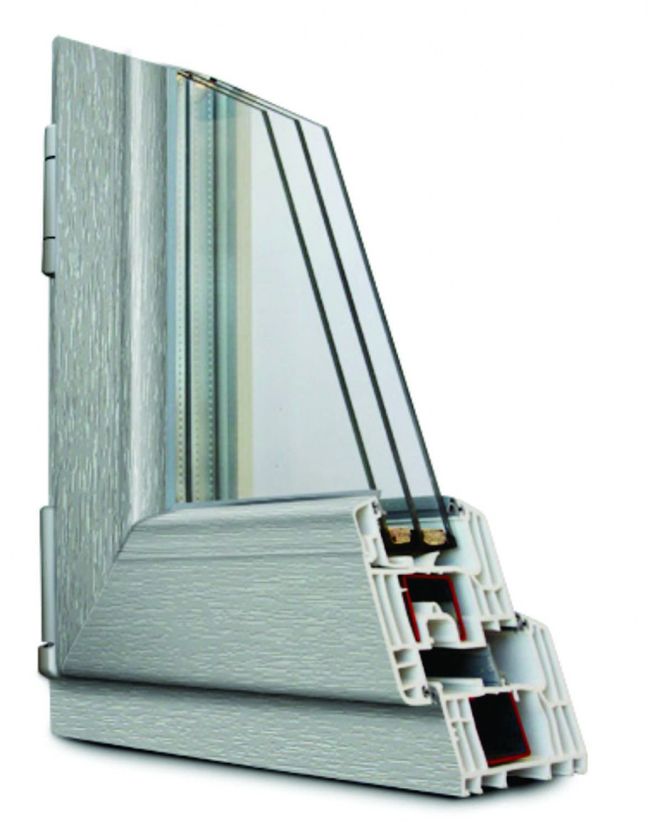 Ассиметричные деревянные окна