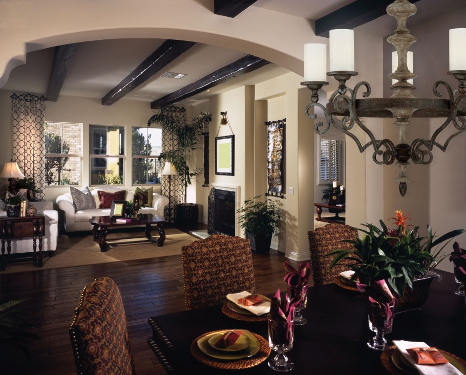 Английский дом интерьер темный пол