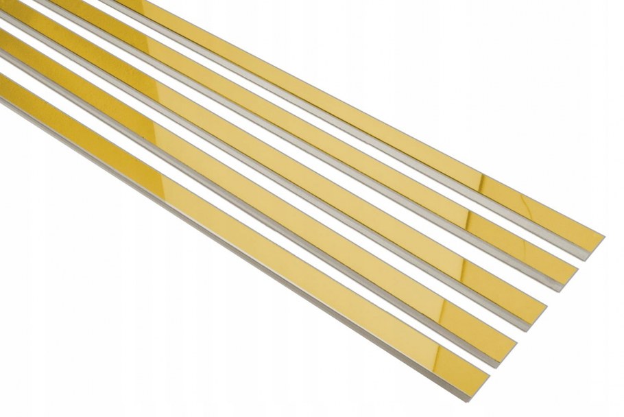 Listwa Steel Brass (золото) 90*2.3