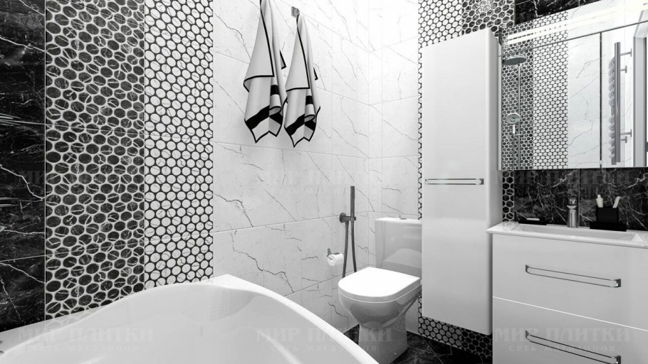 Плитка наcтенная «Помпеи 7» 27.5х40 см 1.65 м2 цвет белый