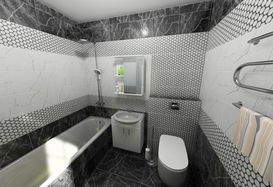 Плитка наcтенная «Помпеи 7» 27.5х40 см 1.65 м2 цвет белый