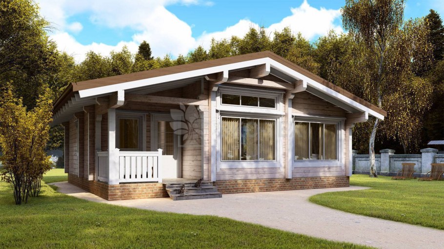 HUF haus фахверк Шале одноэтажный