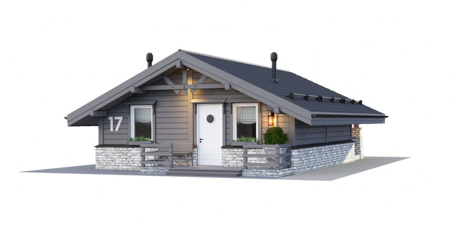 Одноэтажный дом Шале 50 кв.м