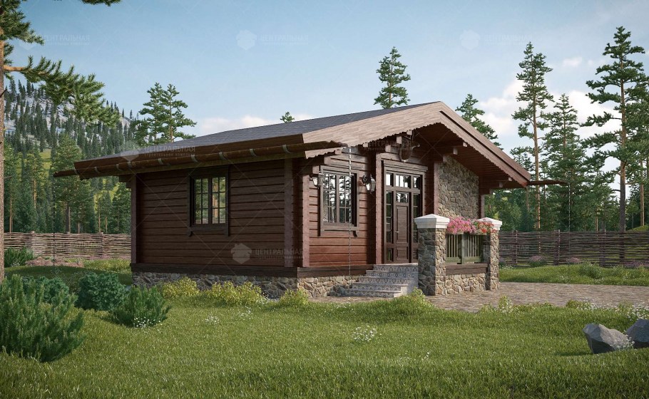 Дом в стиле Шале 150 кв м