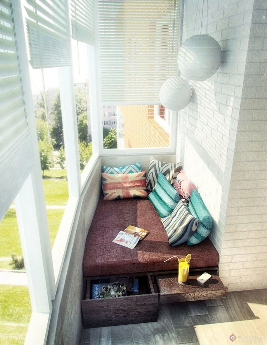 Обустроить маленький балкон