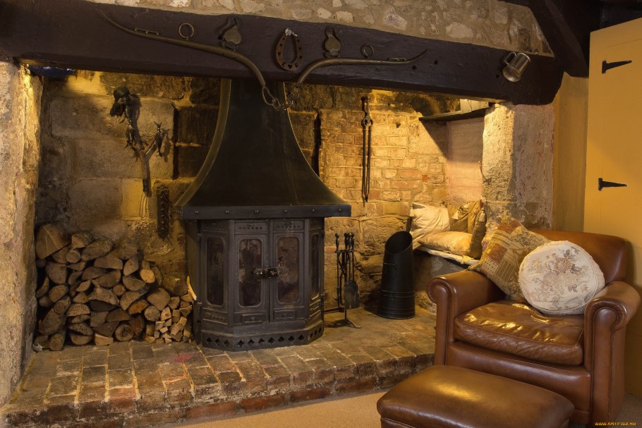 Печь на дровах