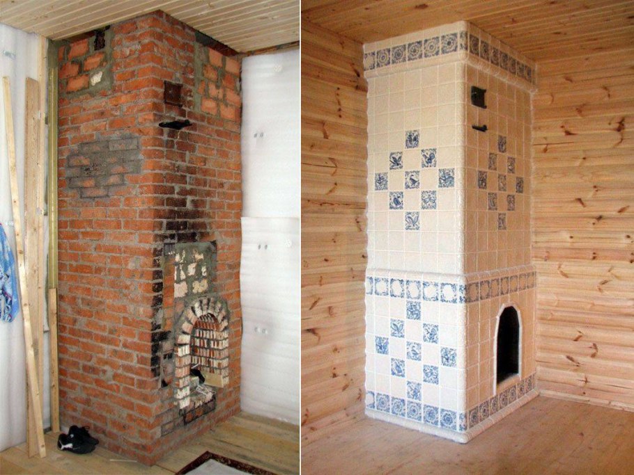 Печь металлическая в старых домах