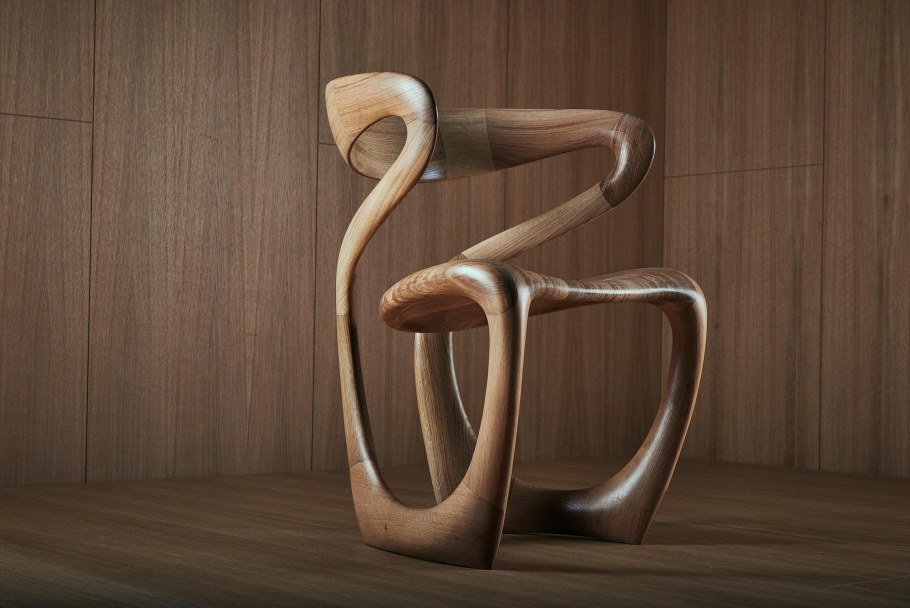 Дизайнерские скамейки из дерева