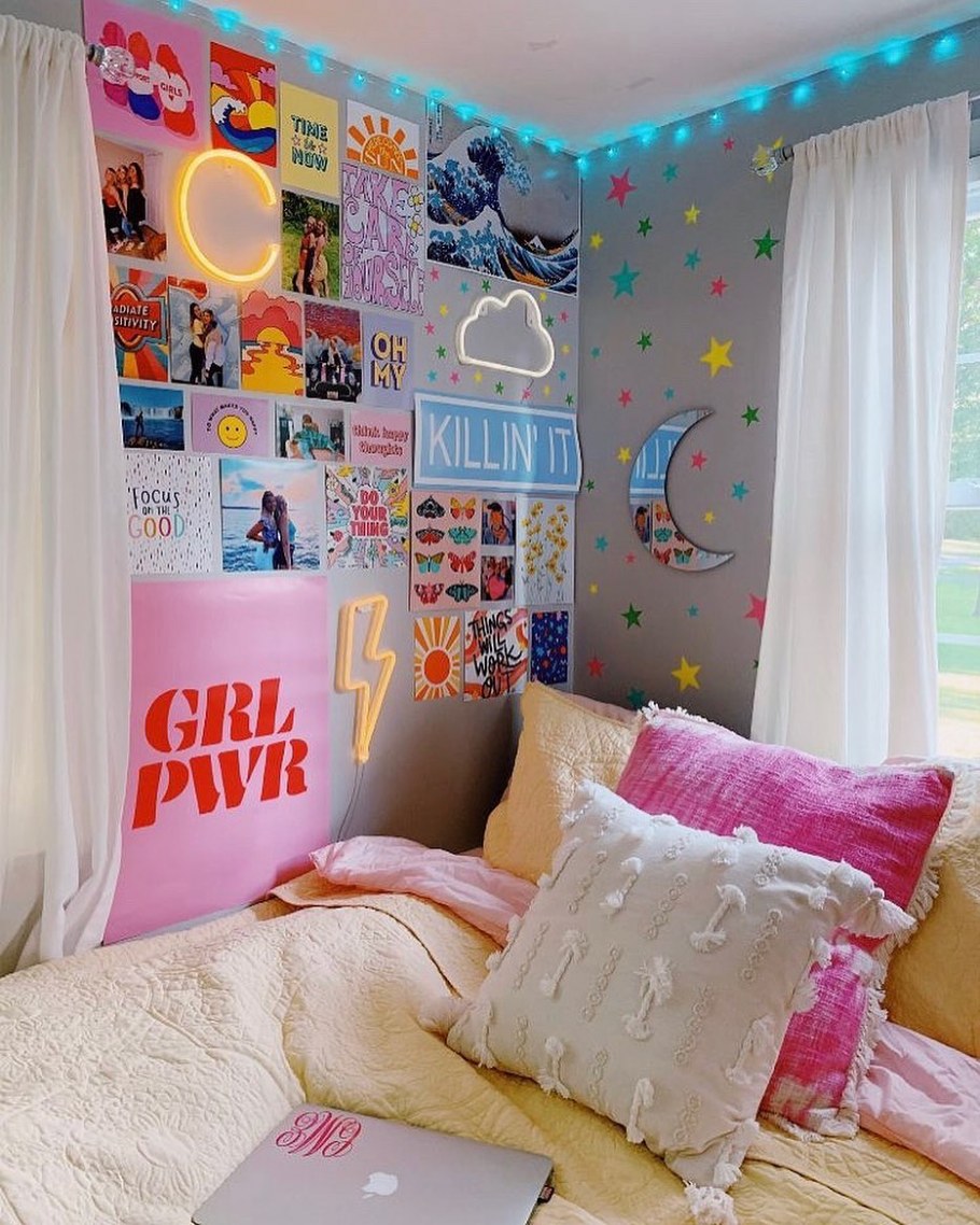 Декор для комнаты подростка стильно, модно и современно