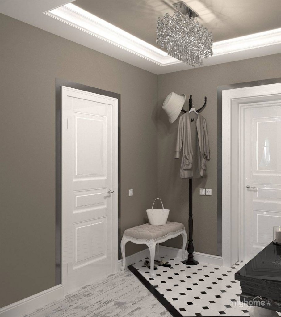 Серая прихожая