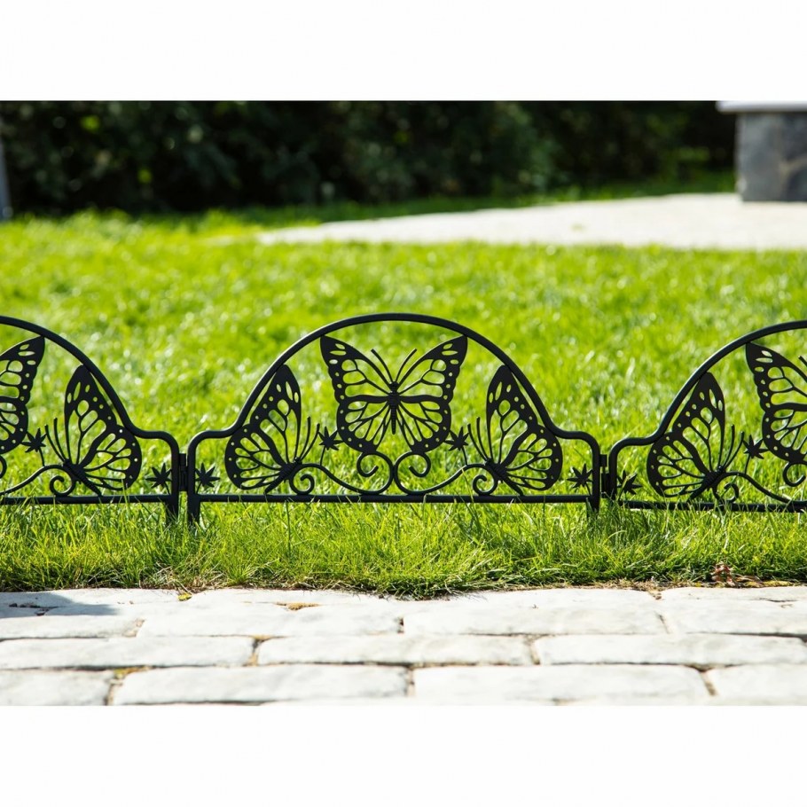 Забор для клумб декоративный